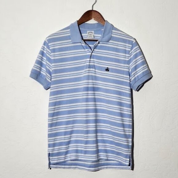 Brooks Brothers 346 Men's Short Sleeve Polo Shirt Size Small - Picture 1 of 3